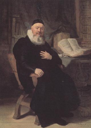 REMBRANDT Harmenszoon van Rijn Portrait of the Preacher Fobannes (mk33) china oil painting image